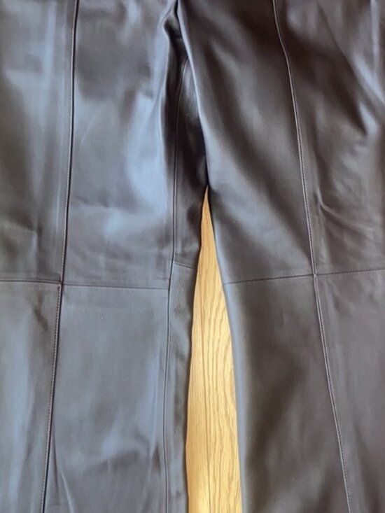 NWOT VINCE Leather flared pants- extremely soft!!! - Picture 8 of 16